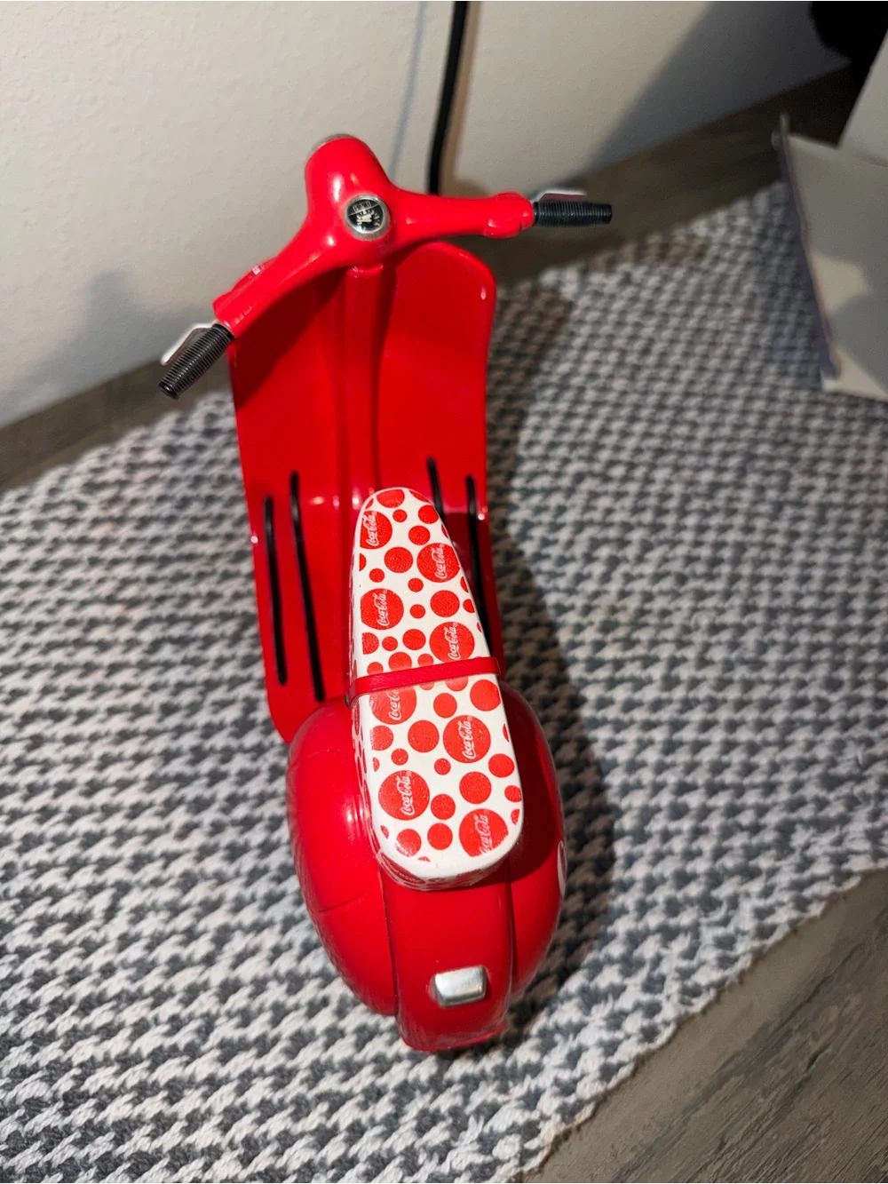 Coca Cola Red Vintage-Style Mini Scooter Toy